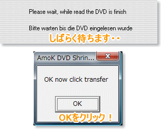 amok dvd shrinker open failed